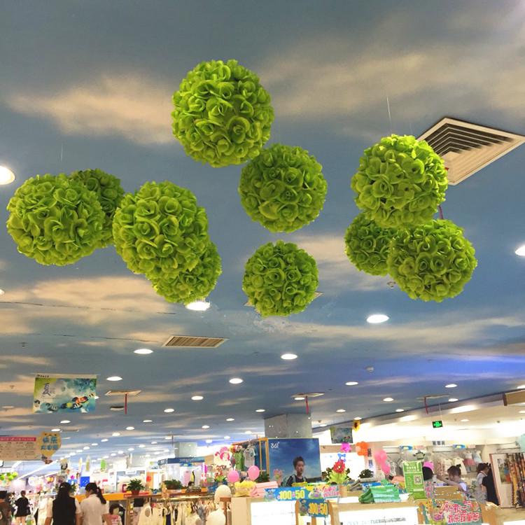 Przedszkolne Dekoracje Wiszące Kule Kwiatowe na Zewnątrz do Sufitu lub Sklepu