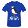 Stück Arktischer Vogel Lustig Baumwoll-T-Shirt Ich mag Papageientaucher Wirklich Oberteile T-Shirts Für Unisex