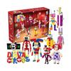 Incrível Conjunto de Blocos de Construção Brinquedo Digital O Circo Modelo Circo Maluco Pomni Jax 8 Peças