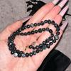 Vero Girocollo di Perle Barocche Naturali d'Acqua Dolce per Donna Ragazza Regalo Popolare AA 5-6mm 8-9mm Collana di Gioielli di Perle