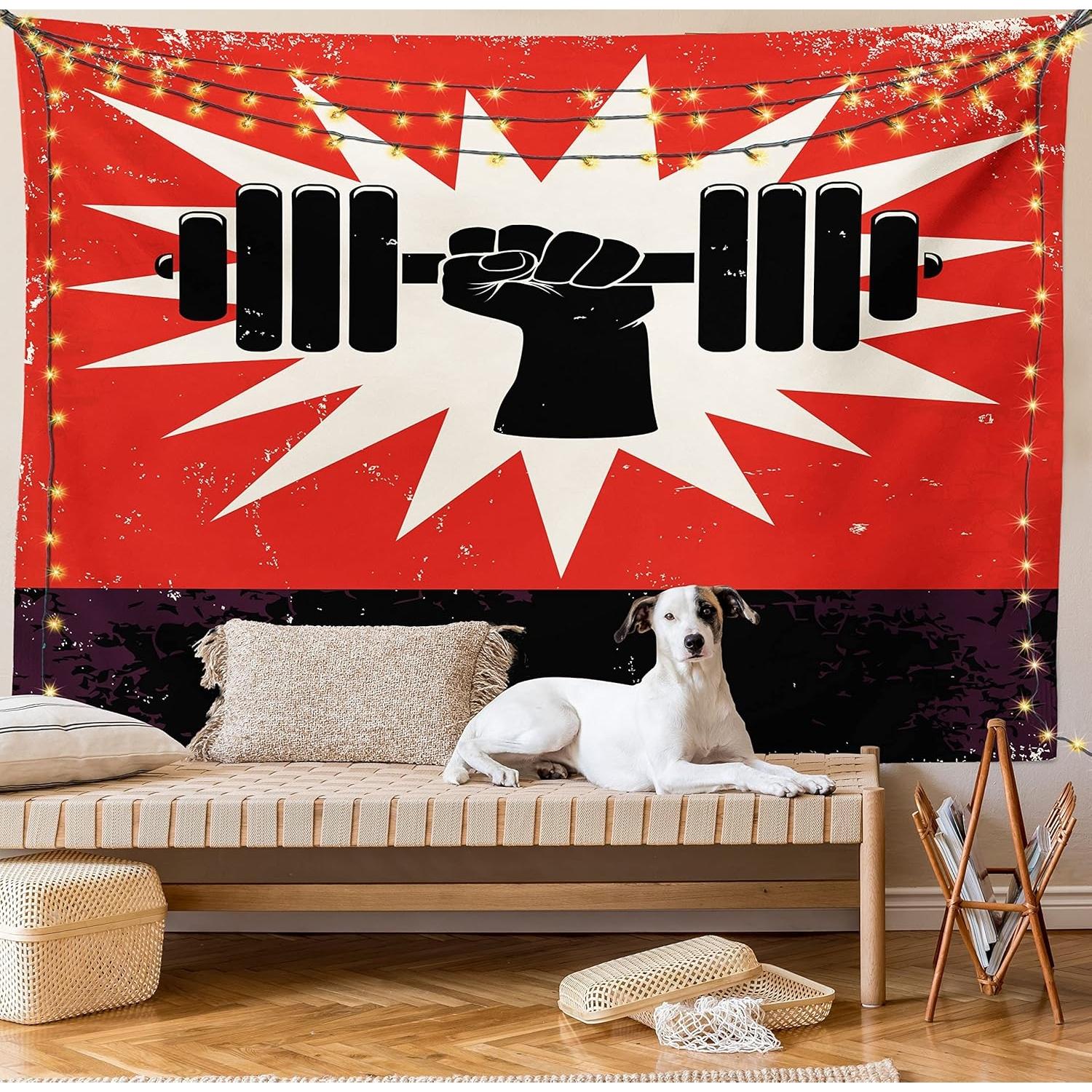 Tapestry Fitness Grunge Display 75x100