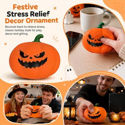 Large Funny Pumpkin Shaped Stress Toy - Toy for Adults and Kids