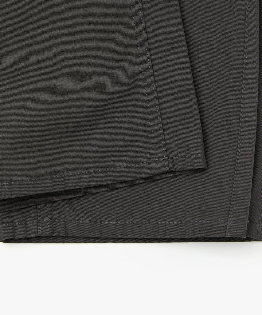 COFWI Flow Single-Pleat High-Density Cotton Pants Dark Gray