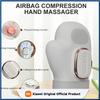 Electric Hand Massager Gloves with Airbag Compression Vibration Heat, Portable Hand Finger Wrist Massager for Carpal Tunnel Reli