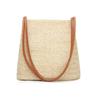 Straw Bucket Bag For Women With Magnetic Closure And Inner Pockets Ideal For Daily Use