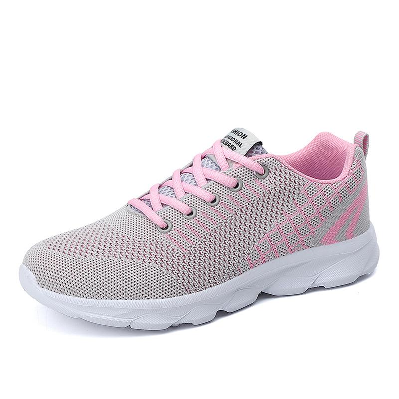 Cloth shoes women's sports shoes new medium and old walking shoes breathable soft sole