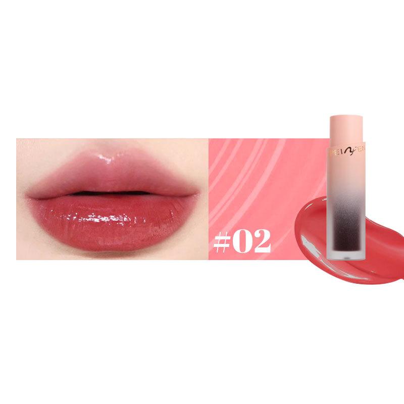 Water Light Moisturizing Lipstick, Mirror and Brightening Lip Gloss Easy To Color Lip Glaze