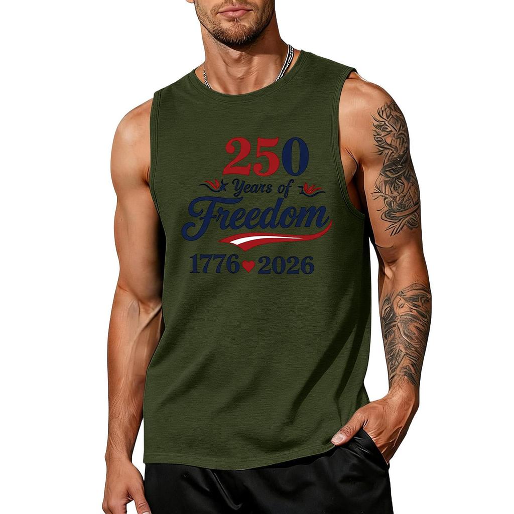 Herren Ärmelloses Tanktop Lässig Lockerer Schnitt Sommer Muskelshirt Leichtes Atmungsaktives Gewebe Bequeme Passform