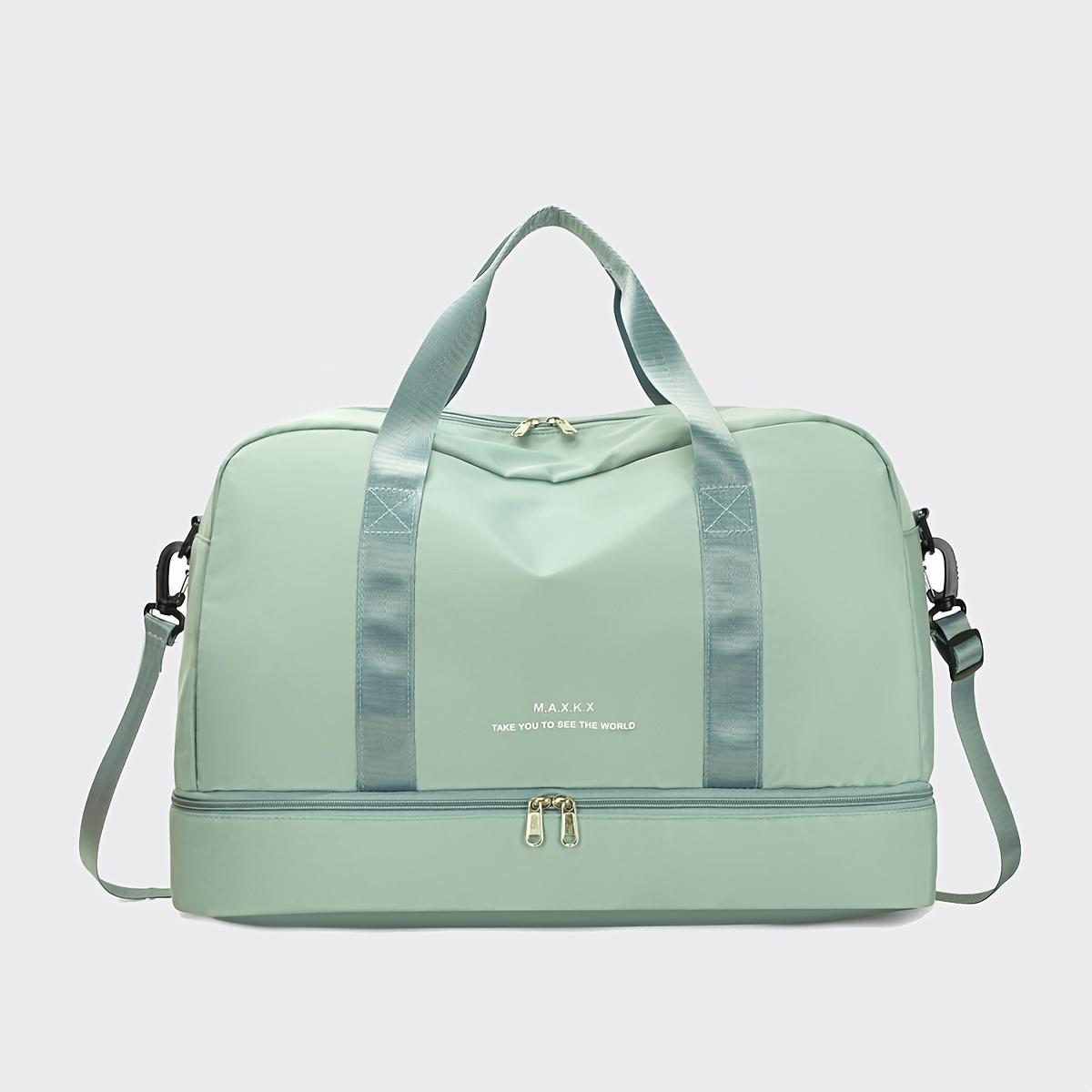 

Дорожная складная сумка для багажа большой вместимости, йога для женщин, сумка для фитнеса с разделением на сухую и влажную воду, спортивная сумка