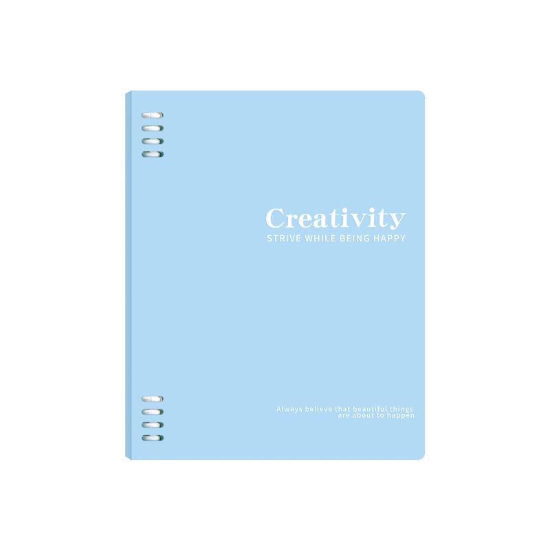 Morandi Color-Blocked B5 Notebook: Vibrant Design, Thick Pages, Versatile for Students