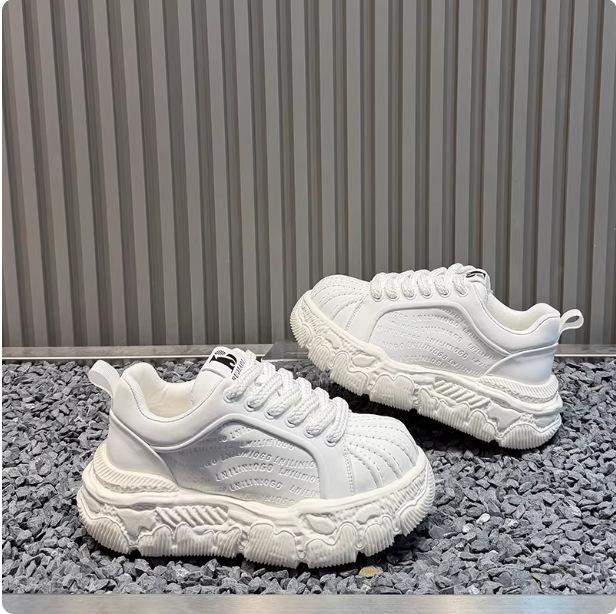 Winter new low-top dad shoes heightened cm lace-up casual BJD