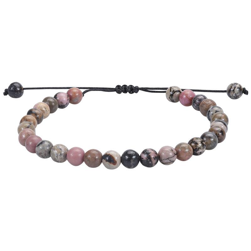 Fashion Natural Stone Tiger Eye Bracelet Lava Rock Bracelet Stress Relief Bracelets Unisex Jewelry Gifts