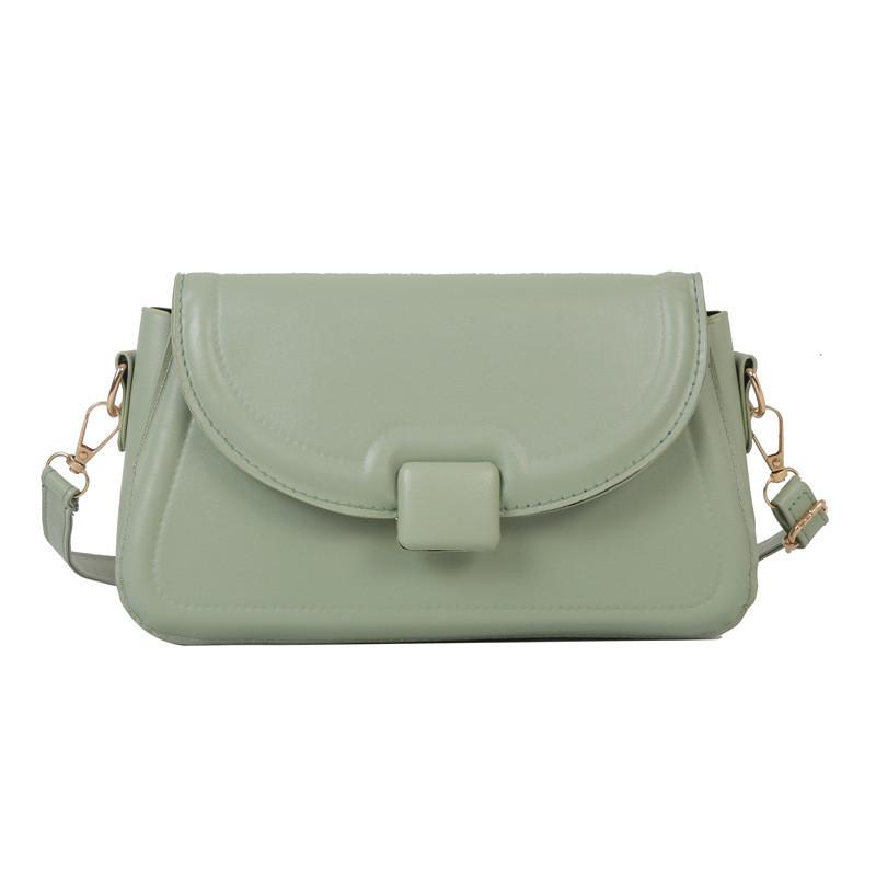 Trendy Small Box Bag For Women 2023 Street Style Fashionable Shoulder Bag Casual Chic Pu Leather Handbag With Magnetic Closure