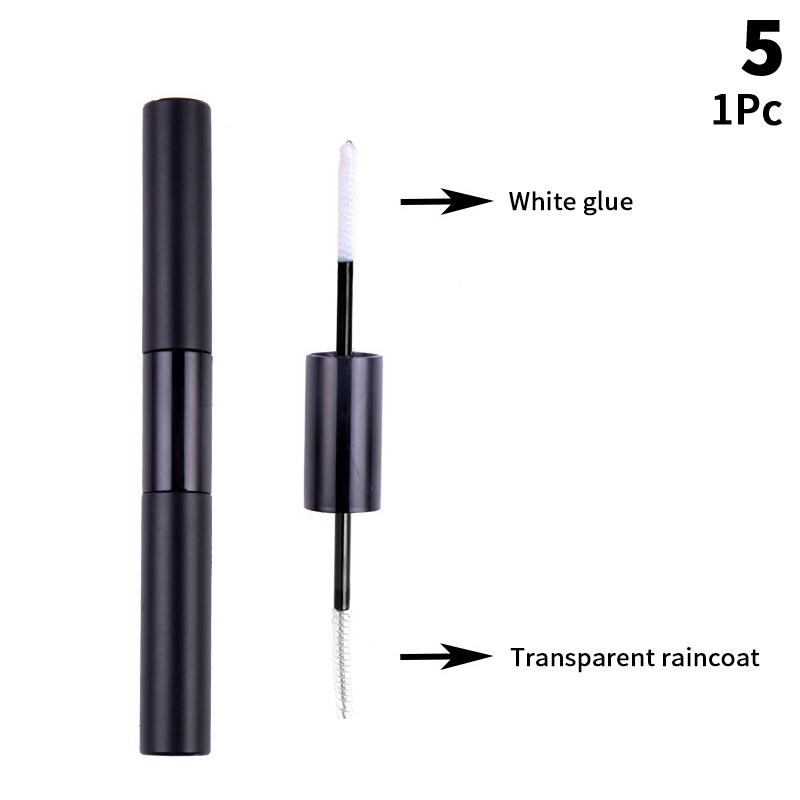Adeziv și Sigilant pentru Gene pentru Gene în Grupuri DIY, Adeziv pentru Gene de Lungă Durată, Fixare, Rezistent la Apă, Aplicator Mascara, Adeziv pentru Gene False cu Două Capete