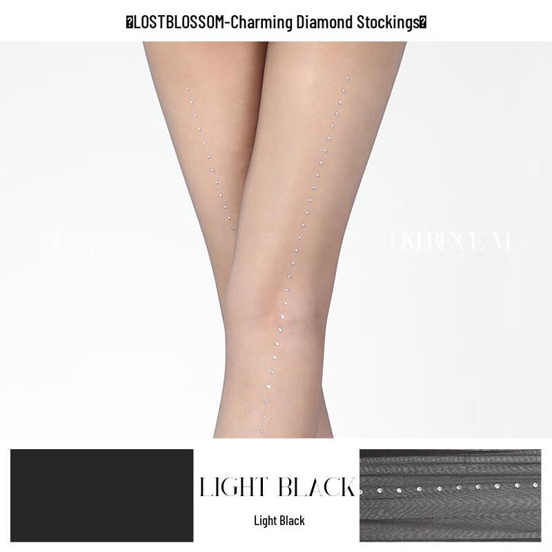 Laimi Runsi Glitter Diamond Seamless Pantyhose