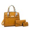 Trendy women's bags, new autumn fashion three-piece set, mother and child bags, large-capacity shoulder messenger bags.