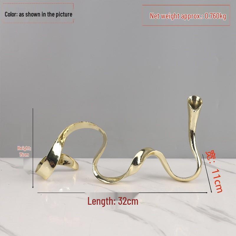 Скандинавский геометрический металлический подсвечник-украшение для декора гостиной или столовой