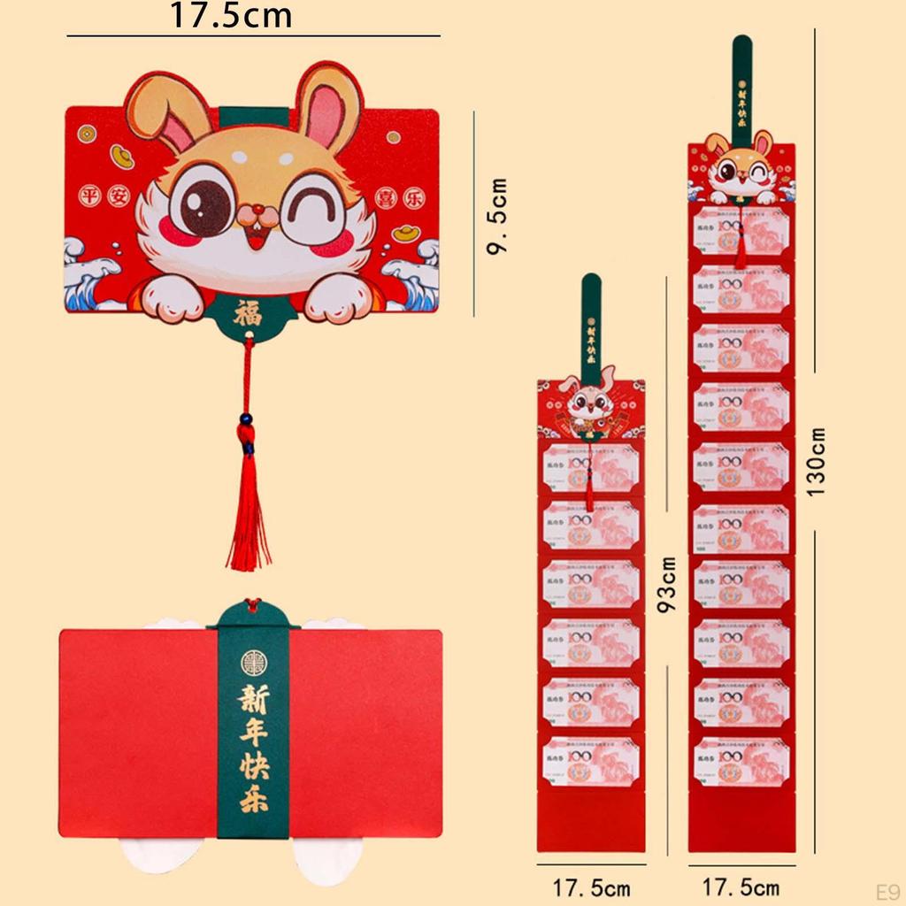 Roter Umschlag Cartoon Geldtasche Jahr Chinesisch für Geschäftsanlässe