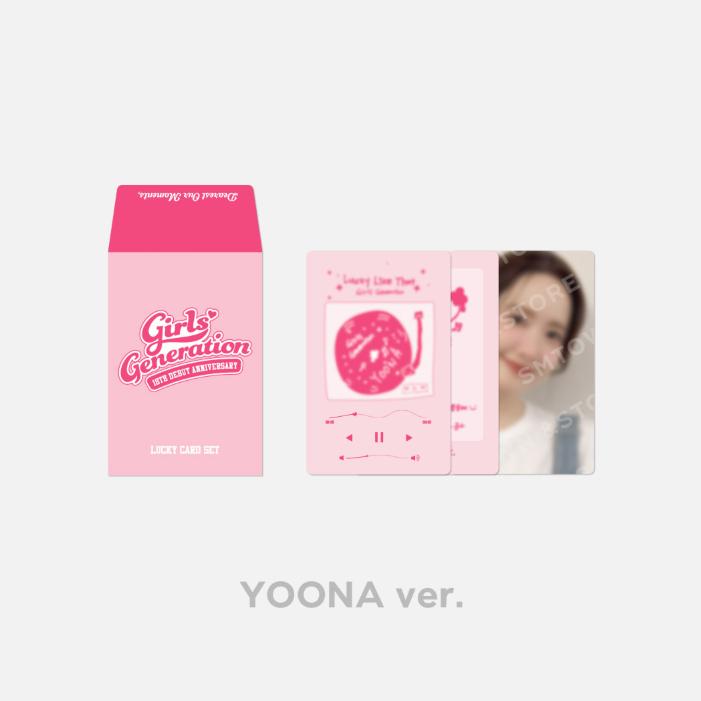 

Pre-order Girl s Generation 18th Anniversary Lucky Card Set YOONA