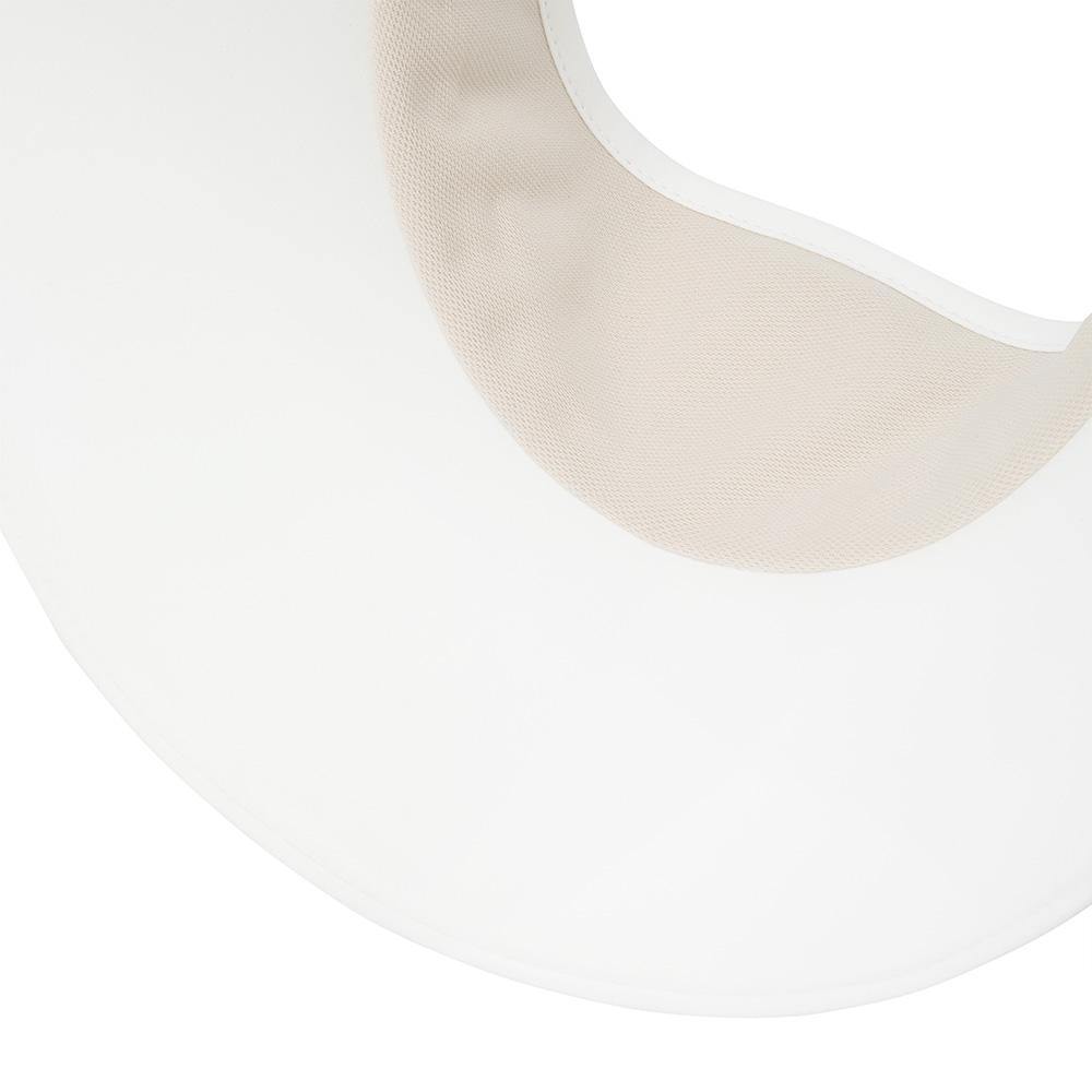 MALBON GOLF Malbon Wide-Brimmed Visor Off White (Woman)
