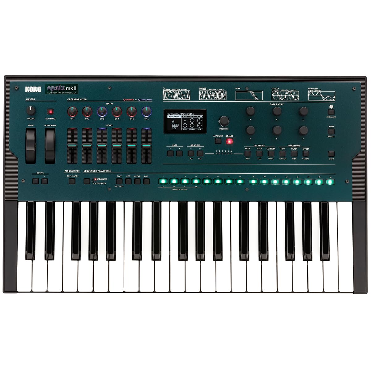 KORG FM sintezators opsix mkII Mainīts