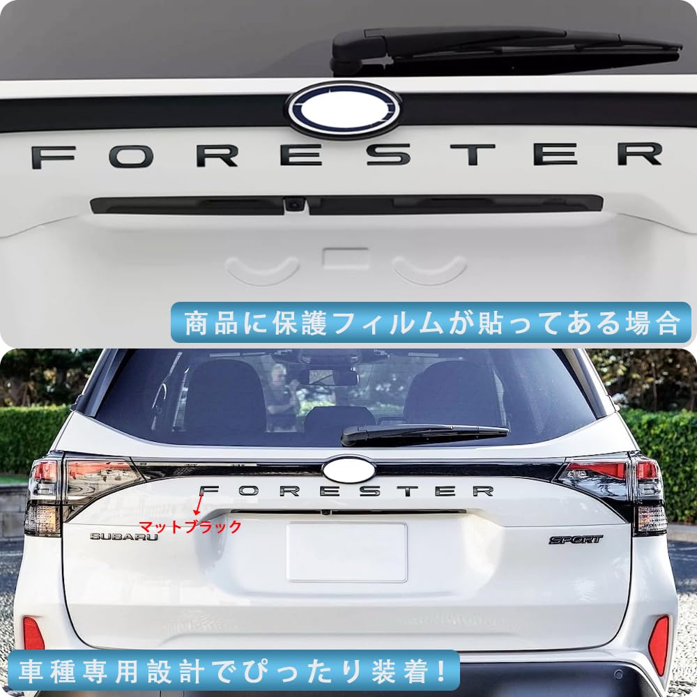 MEKOMEKO New 3D Metal Hybrid Car Sticker Emblem Badge Logo FORESTER Emblem ABS Plastic