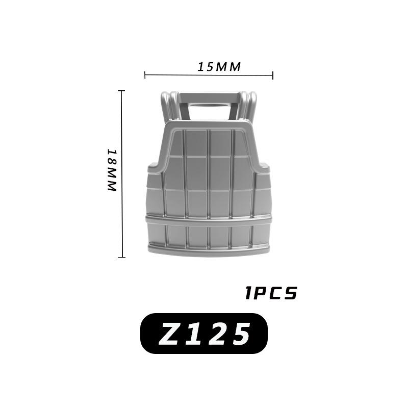 5Pcs Clarion Ancient Chinese Tv Series Character Figure Weapon Accessories Armor Assembling Toy B284