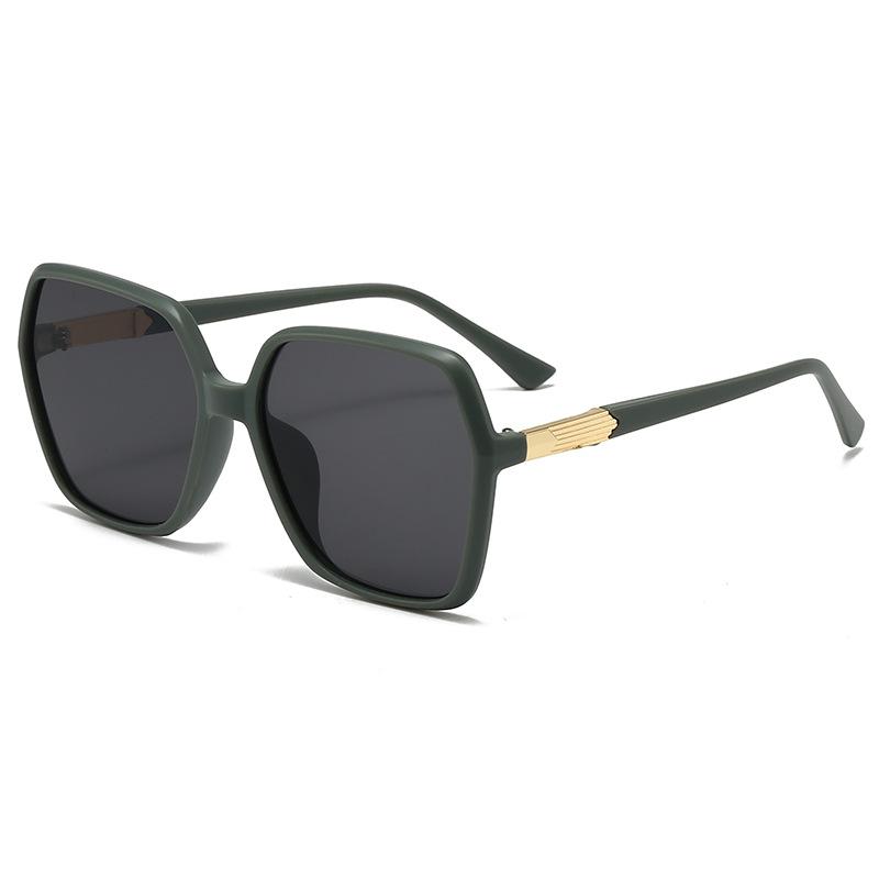 European and American large frame women's sunglasses, advanced sense UV protection fashion sunglasses