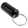 Small Tablets Holder Pill Case First Aid Container with Key Ring Key Chain