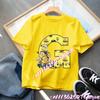 2026 Minions Letters AZ Tshirt Female Funny 26 Capital Print Tshirt Gothic Kawaii Neck Tops Summer Kawaii Gift Tops Boys