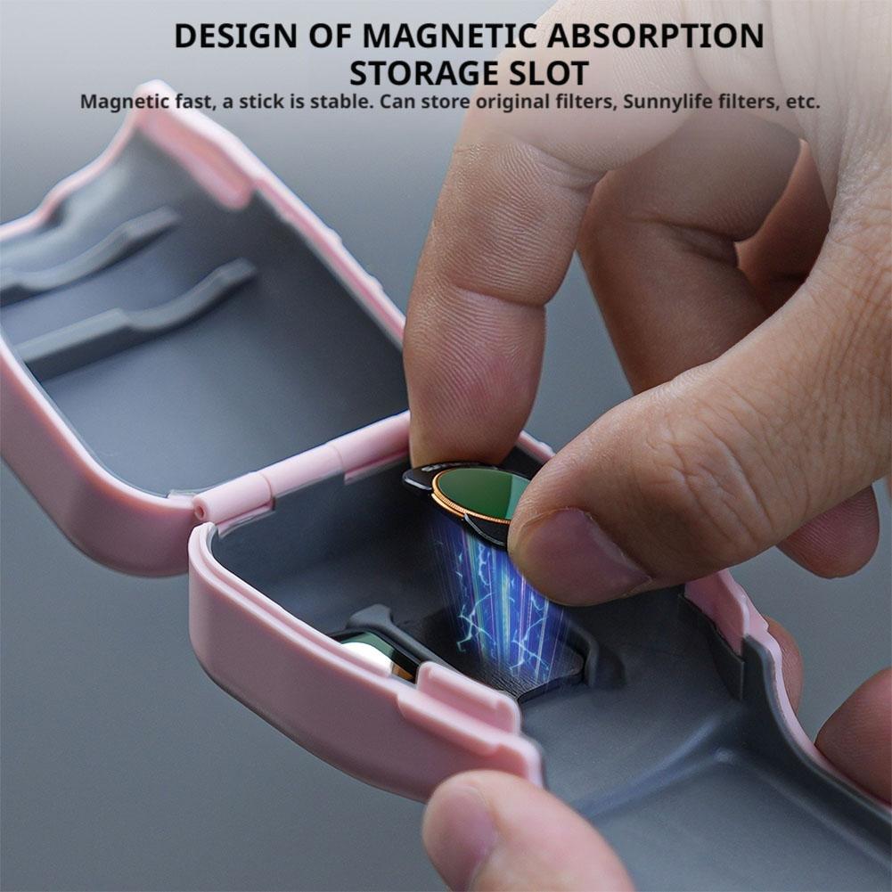 For Sunnylife Pocket 3 Silicone Cover Macaron Color Protective Case Anti-Scratch Lens Cap Protector Camera Shell Accessories