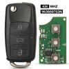 Jingyuqin 3BTN 434 MHZ ID48 Chip 1K0959753N Smart Remote Car Key Fob For Volkswagen VW Golf 5 Jetta Tiguan Polo With HU66 Blade