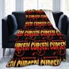 Danhausen Wrestling Funny Very Nice Very Evil Curse Blanket Fleece Spring Portable Throw Blankets for Bed Outdoor Bedspreads