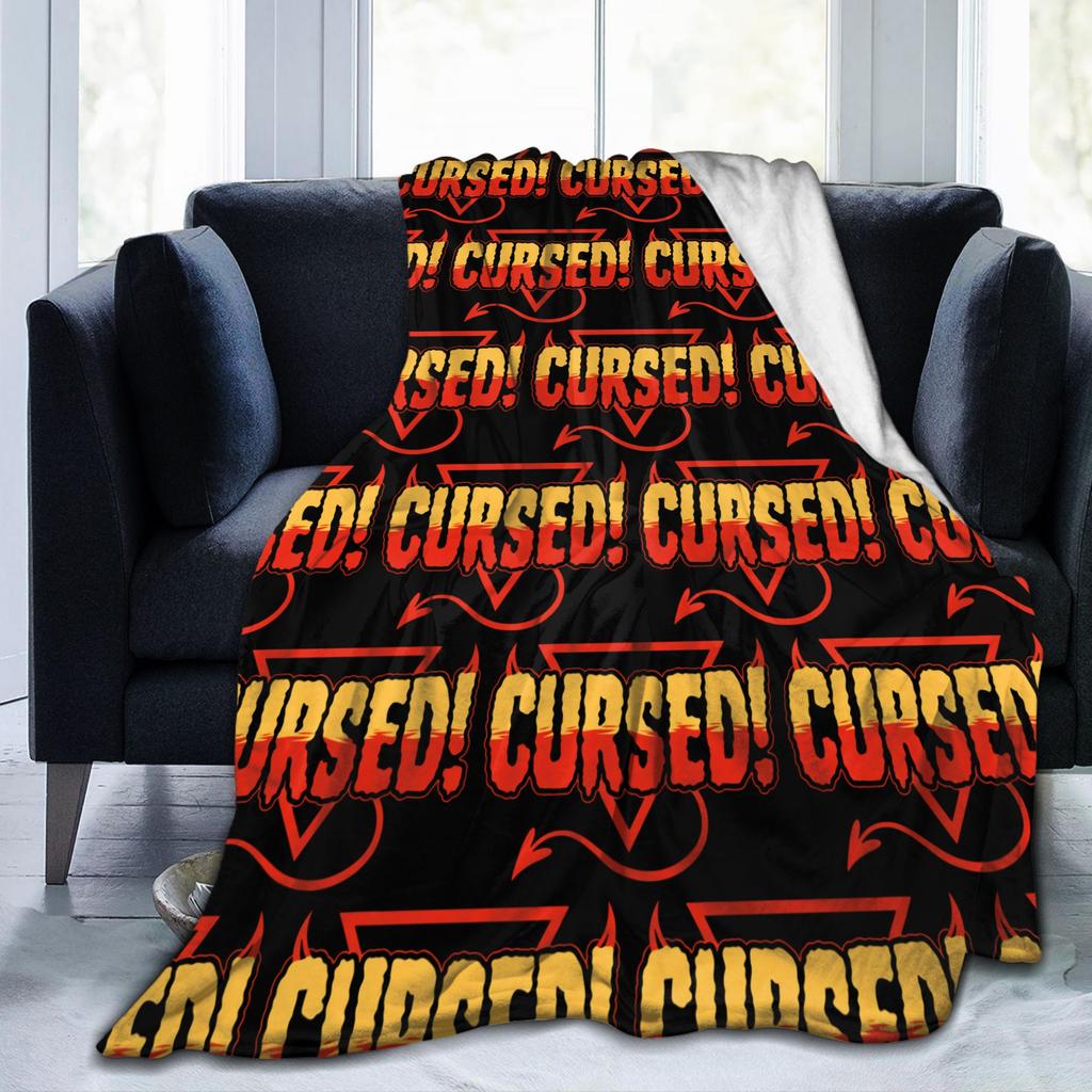 Danhausen Wrestling Funny Very Nice Very Evil Curse Blanket Fleece Spring Portable Throw Blankets for Bed Outdoor Bedspreads