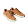 Calvin Klein Leather Suede Round Toe Lace-Up Low-Top Sneakers Men sneakers Brown YM0YM014340GG