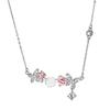 Butterfly Dance Flower Original Flower Necklace Female Niche Premium Versatile Clavicle Chain Premium Durable Quality
