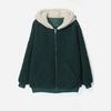 Winter Women's Warm Plush Thickened Hooded Coat Female Large Size Versatile Short Loose Lamb Wool Jacket