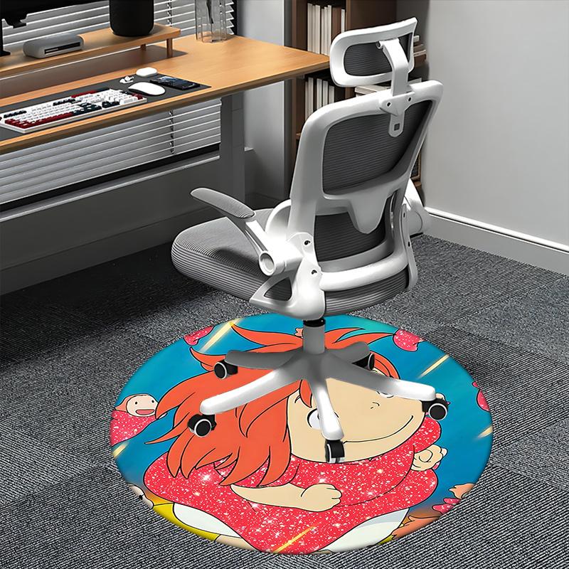 

Ghibli s Chihiro Round Chair Mat Home Decor, Office Carpet, Gift for Any Room0238b 80cm by 80cm