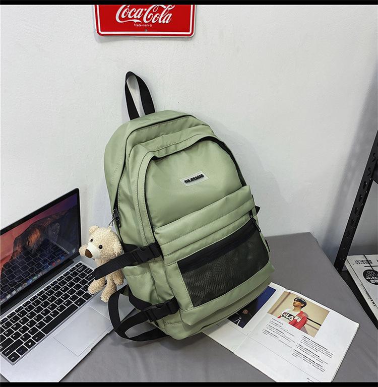 Schoolbag Large Capacity Backpack Men's New Japanese Versatile School Bag Male College Student Female High School Student Junior High School Student