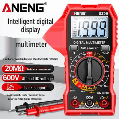 ANENG SZ06 Electrician's Precision Digital Multimeter with Multi-function Display