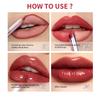 Combo Labbra Rossetto Opaco + Matita Labbra Set Lucidalabbra Idratante Opaco Impermeabile Lunga Durata Set Rossetto Labbra Set Trucco Labbra