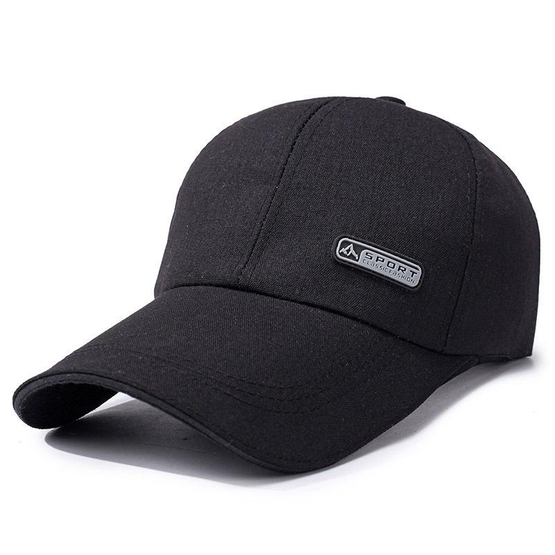 Spring And Autumn Hat Men'S Extended Brim Baseball Cap Outdoor Men'S Fishing Cap Sunshade Sunscreen Sports Cap Cap