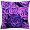 Purple Pattern Pillow Home Office Decoration  Bedroom Sofa Car Cushion Cover