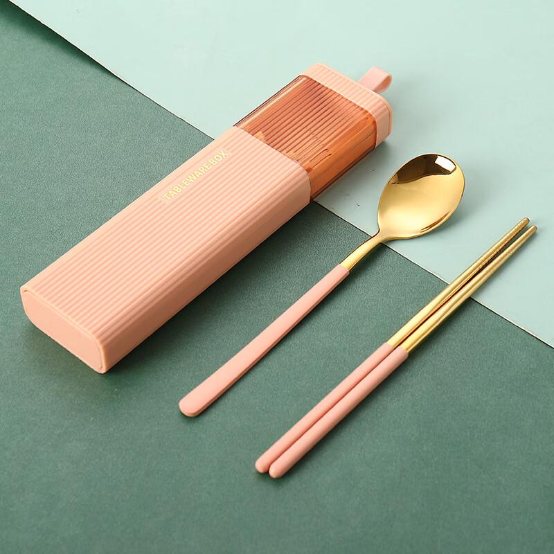 Portable Retractable Stainless Steel Cutlery Set