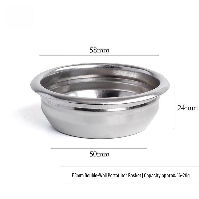 

58mm Espresso Machine Double Shot Filter Basket