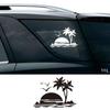 Palm Trees Summer Car Sticker Motorcycle Decals Car Styling Accessories DIY Auto Truck Sticker Waterproof and Non Debonding Cust