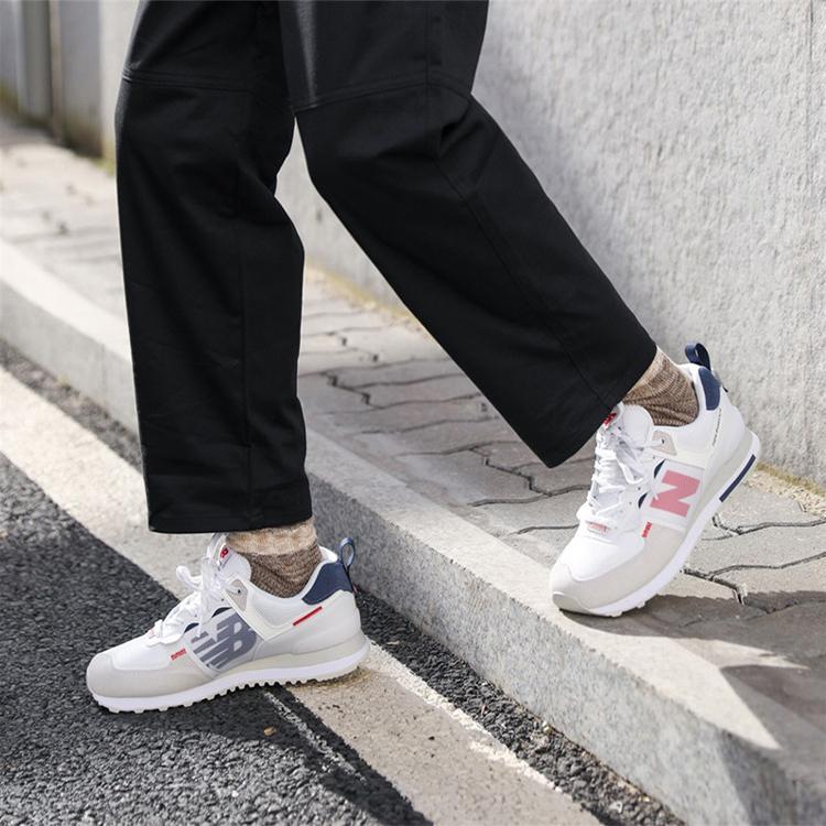 New Balance 574 White Natural Indigo Unisex Sneakers ML574IST