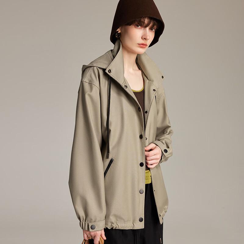 Women's Lightweight Stand-Collar Windbreaker Jacket
