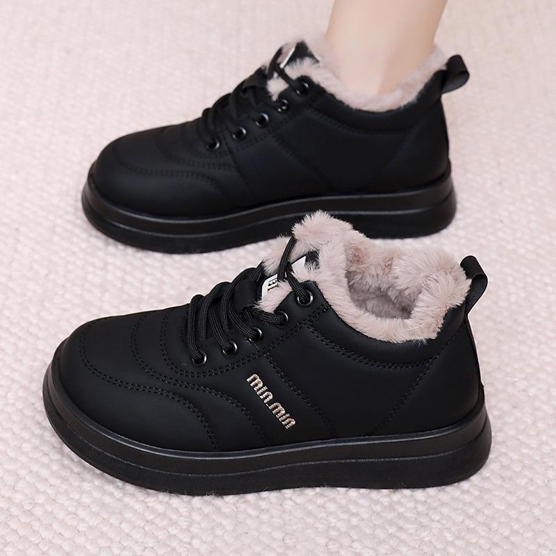 Women s Winter Versatile Cotton Shoes Fashion Warm Thick Bottom Skid-resistant Durable Free Shipping Women s Shoes 40EUCN41 2419₽