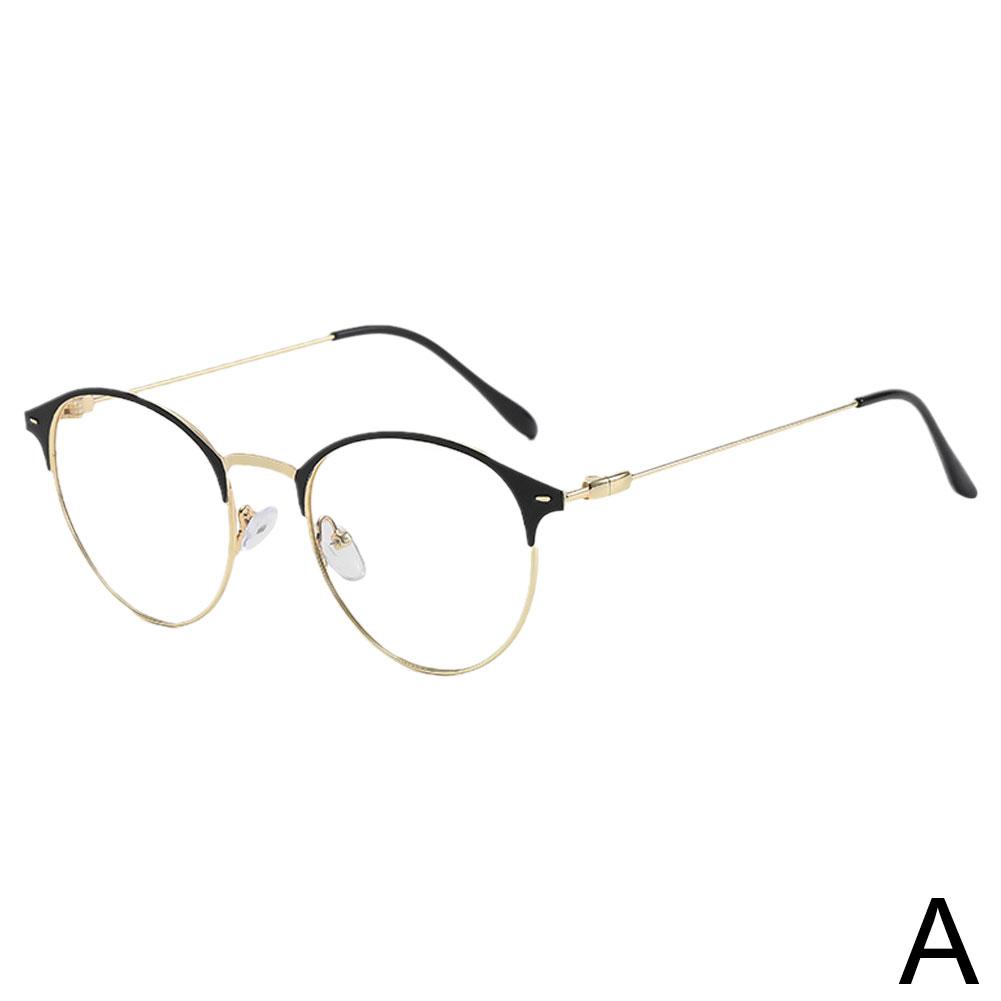 

Fashion Round Frame Photochromic Glasses Anti Blue Lights Vintage Retro Color Change Sunglasses Women Men Sunshade Eyewear Ivory золотий